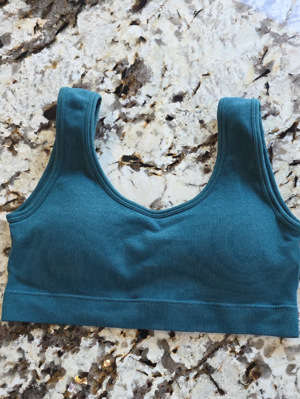 Forever 21 Teal Ribbed Tank Top